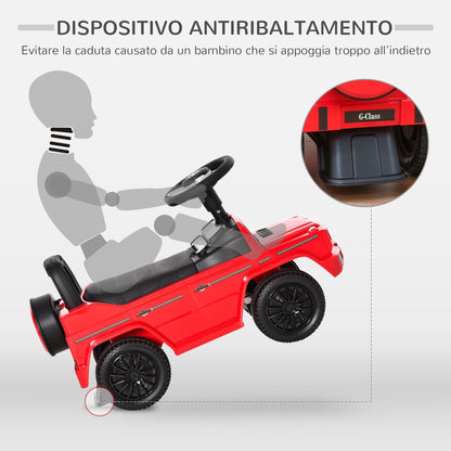 RED MERCEDES | Push Car for children 12-36 months - Borgè