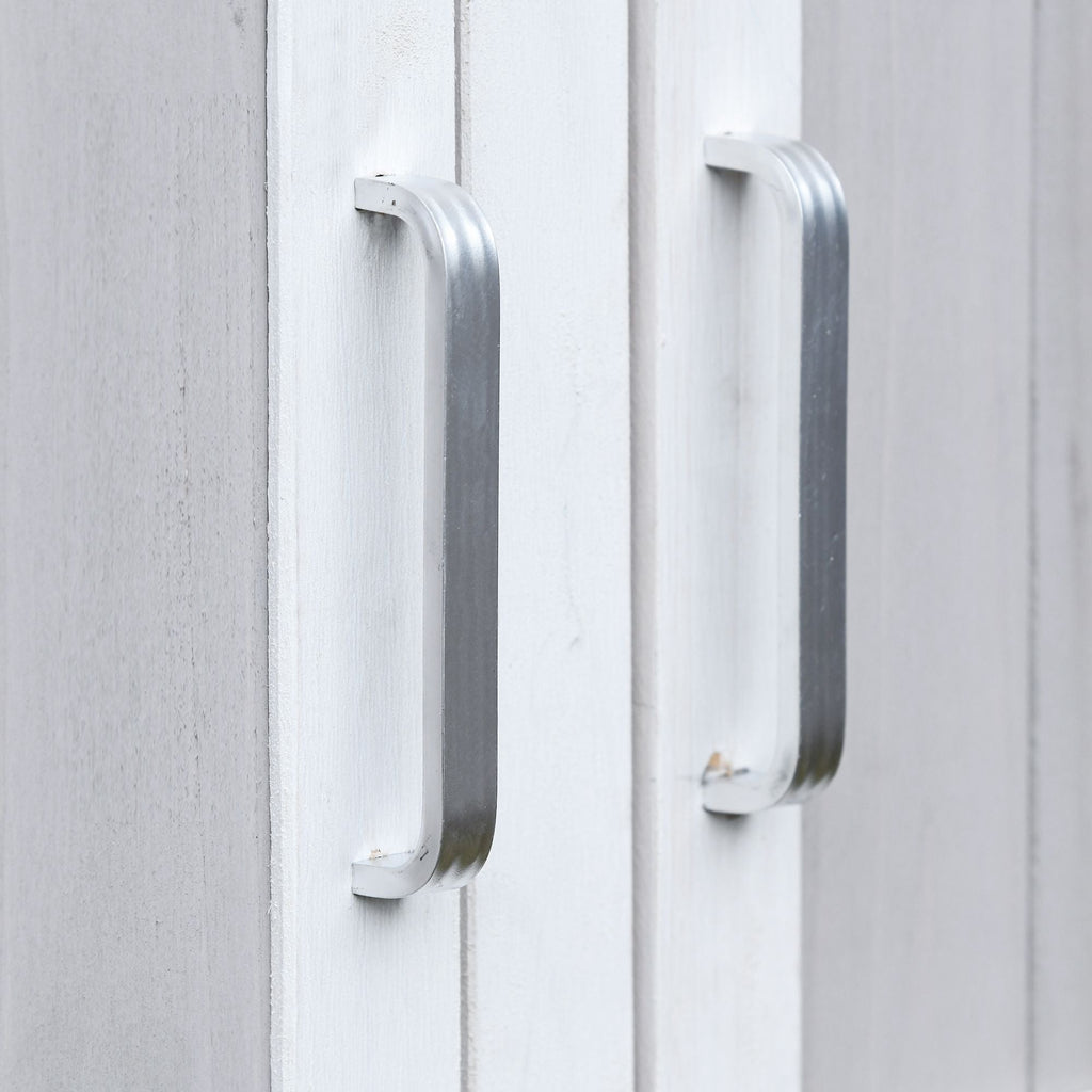 Outsunny house holder in 3 -level fir wood tools with bitumen roof, 77x58x175 cm, gray - Borgè