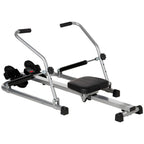 Folding Rowing Machine, 4 Resistance Levels and Display, Steel and ABS, 129x70x70 cm - Borge' Group Limited