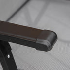 Outsunny Garden Chair Zero Garden Folding Gravity and reclining at 9 levels with lumbar cushion, gray - Borgè