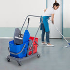 Professional Cleaning Cart 2 Secchi capabilities 25L Strlock 73 × 45 × 92cm - Borgè