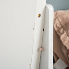 mirror from the ground to full figure with adjustable inclination, self -supporting mirror - white - Borgè