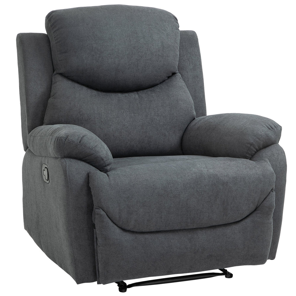 Relaxable Ergonomic Chair Relaxable Armchair With Reclinable backrest and footrests - Borgè