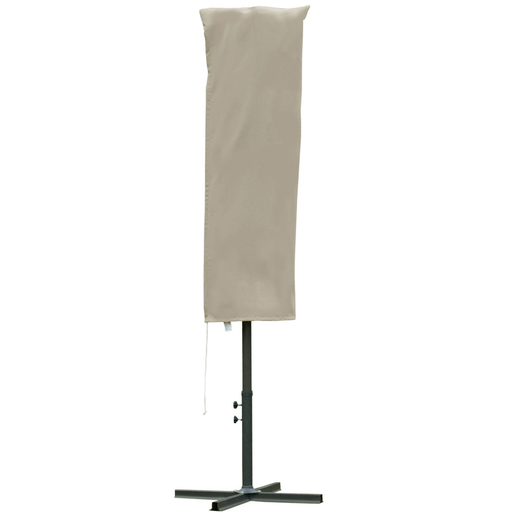 Waterproof Umbrella Cover, Tear-Resistant Garden Umbrella Cover, Khaki Φ63 x 164cm - Borge' Group Limited