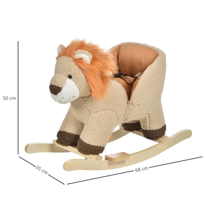 Beige Rocking Lion | 2-3 Years - Borgè