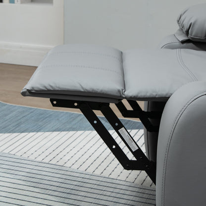 Reclinable Grey Armchair with Lift Assist up to 160 Â° with remote control - Borgè