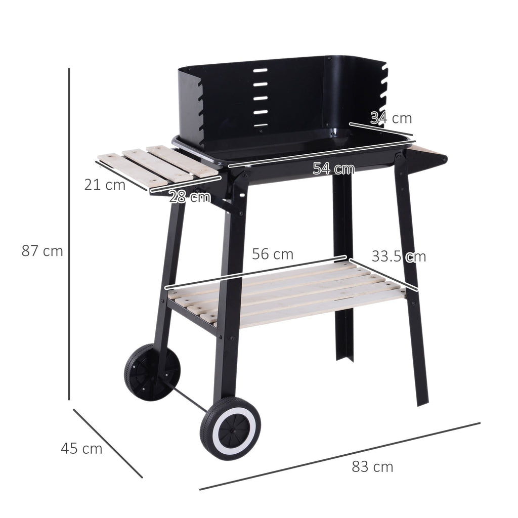 Black Charcoal Barbecue Grill - Borge' Group Limited