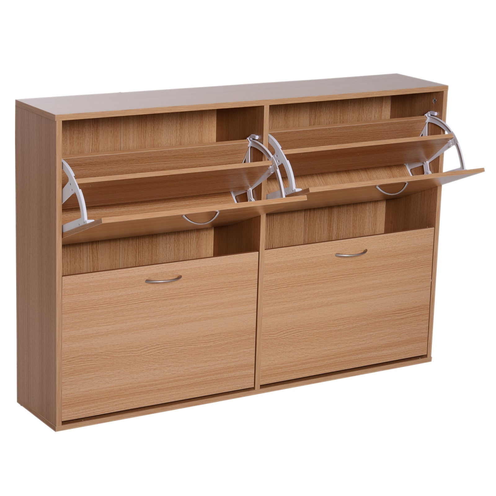 Scarpper SafeSpace capacity 24 pairs entrance and wooden bedroom 120x24x81cm - Borgè