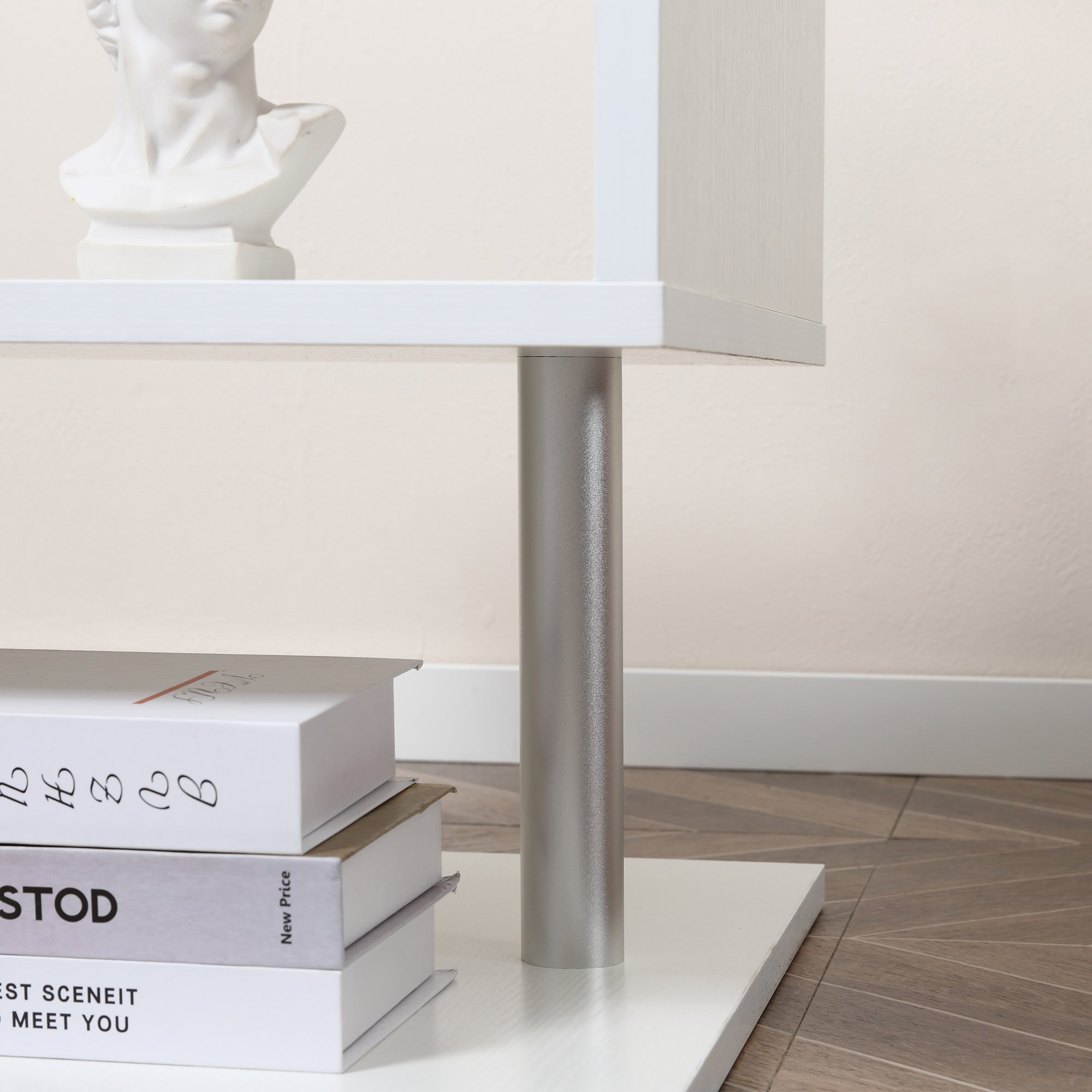 Homcom Modern Low Bed Wooden Lounge Table, 50x50x50cm - Borgè