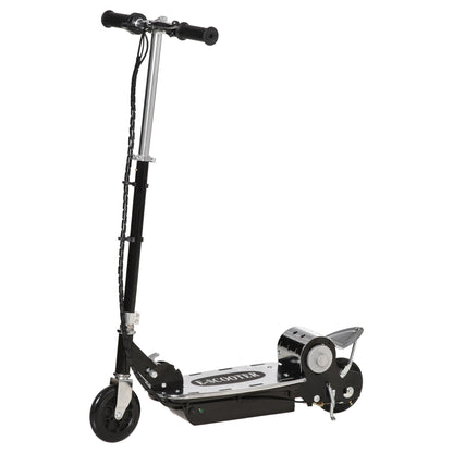 electric scooter for children with brake and easel, black - Borgè