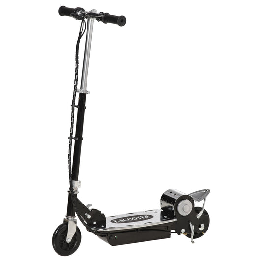 electric scooter for children with brake and easel, black