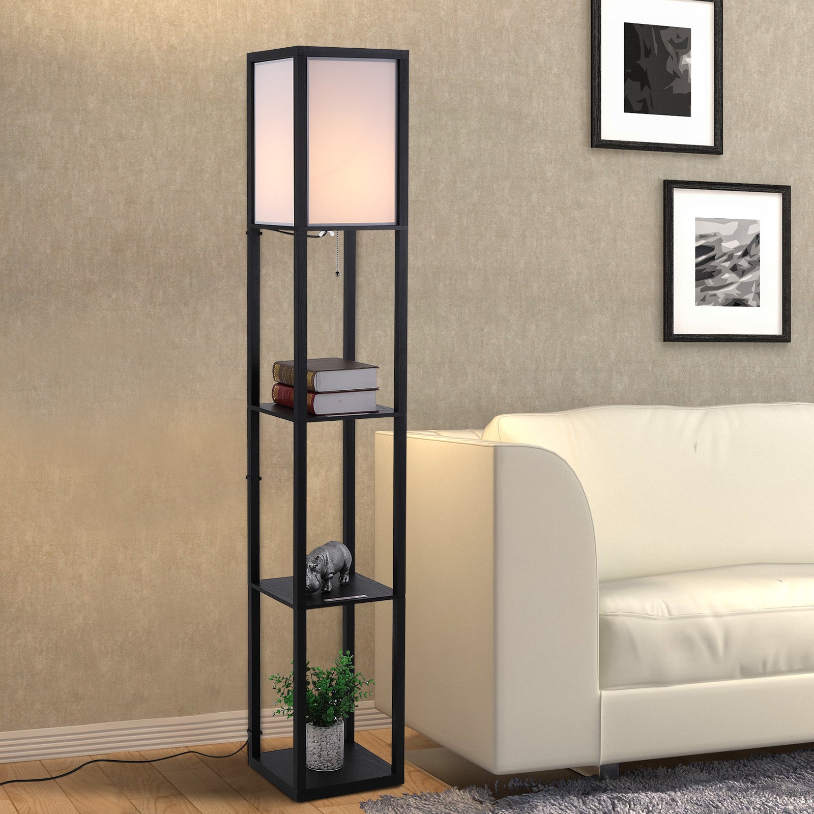 Black Floor Lamp - Borgè