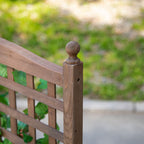 Outsunny Outdoor Wooden Fioriera with grilled for climbing plants, 64x28x120cm, brown - Borgè