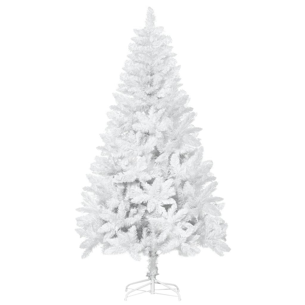White Christmas tree with 550 pvc branches for internal use, Ã˜116 x 180cm - Borgè