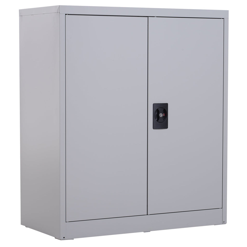Vadgetto Portodocumenti cabinet with steel, Grey, 80x40x92.5cm safety closure closure - Borgè