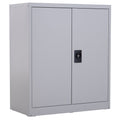 Vadgetto Portodocumenti cabinet with steel, Grey, 80x40x92.5cm safety closure closure - Borgè