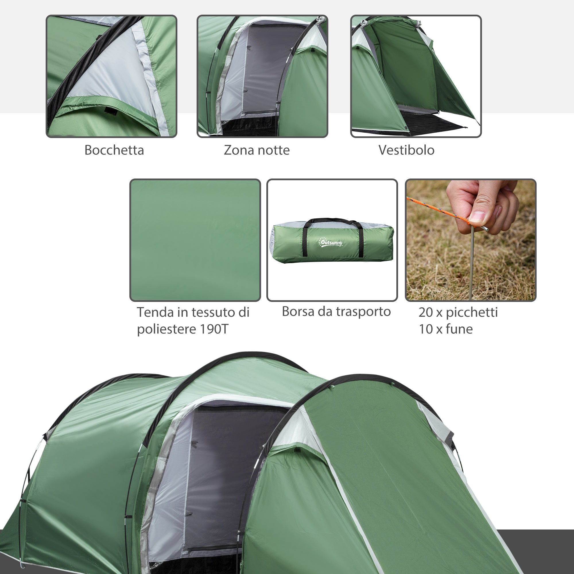 Camping Tent for 4 people - Borge' Group Limited