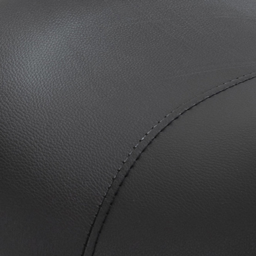 Homcom work stool in saddle with wheels and adjustable height for hairdresser shops and tattoo, 52x53x49-61cm black - Borgè