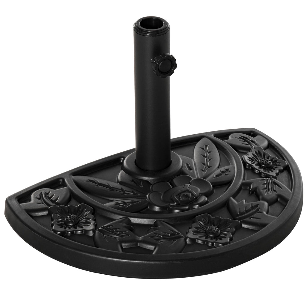 Garden Umbrella Base with 35mm / 38mm / 48mm Pole Cement Φ50x32x32cm - Borge' Group Limited