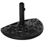 Garden Umbrella Base with 35mm / 38mm / 48mm Pole Cement Φ50x32x32cm - Borge' Group Limited