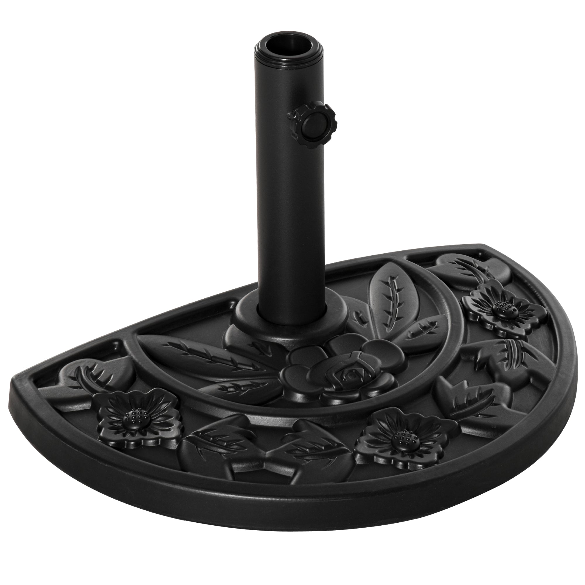 Garden Umbrella Base with 35mm / 38mm / 48mm Pole Cement Φ50x32x32cm - Borge' Group Limited