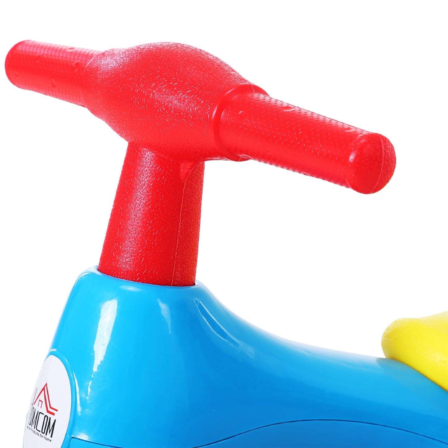 Homcom bicycle without pedals for children from 18 to 36 months red blue yellow - Borgè