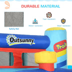 Inflatable Castle for Children 3-8 Years with Trampoline, Slide and Pool, 435x245x200cm - Borge' Group Limited