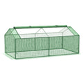 Small Greenhouse for Garden and Balcony with Windows and PE Cover, 180x90x70cm, Green - Borge' Group Limited