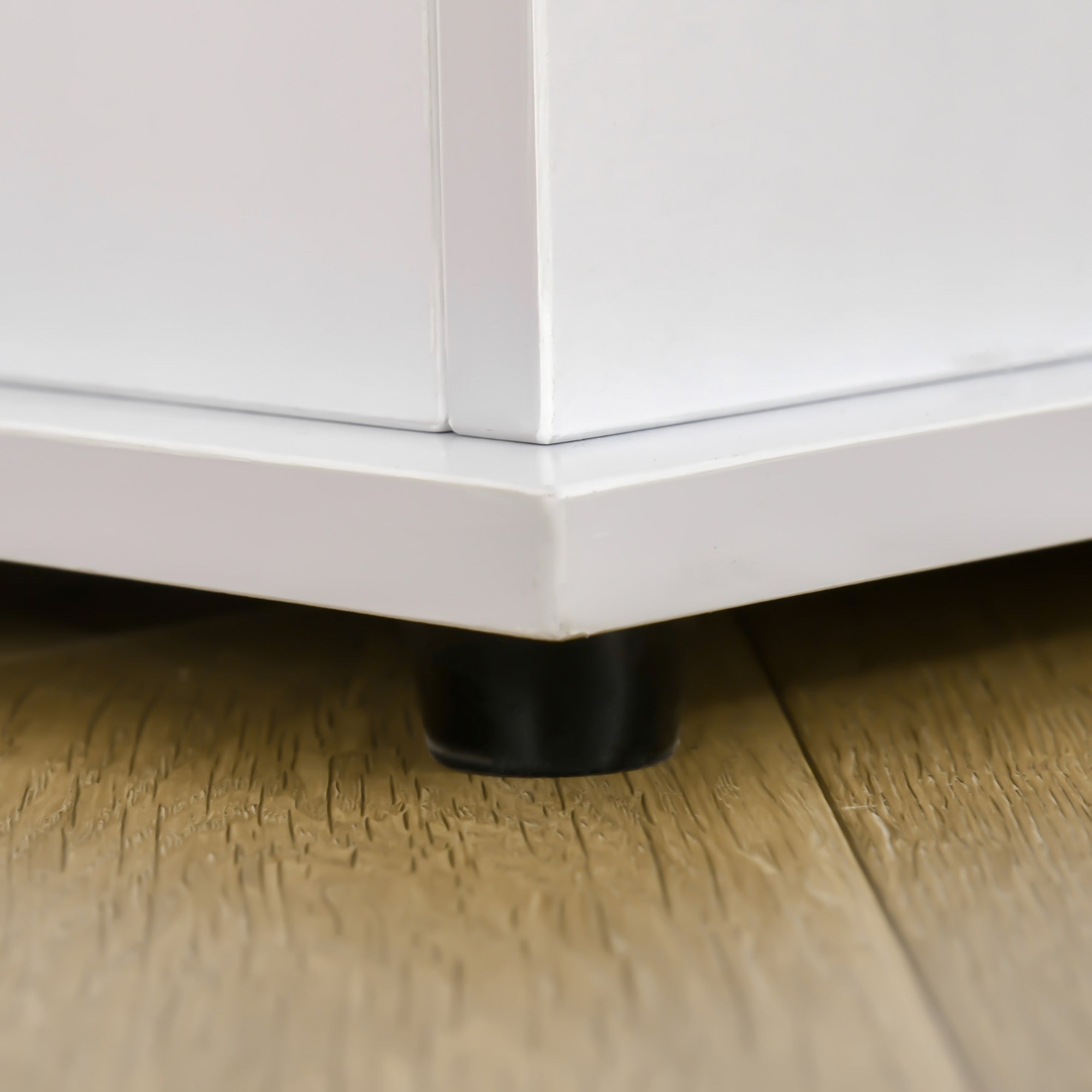 Bench Multiuse container with opening lid - White - Borgè