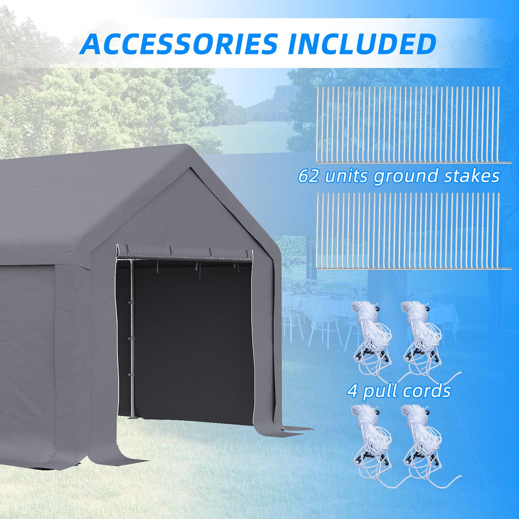 Grey Garden Tent 7.95x3.95m - Borge' Group Limited