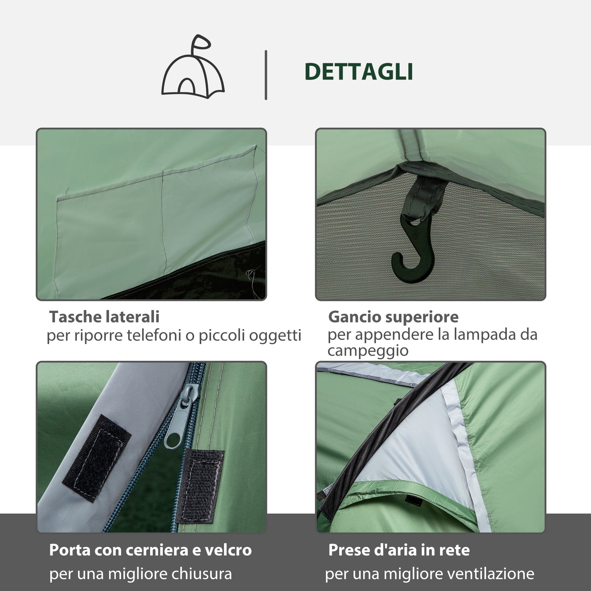 Camping Tent for 4 people - Borgè