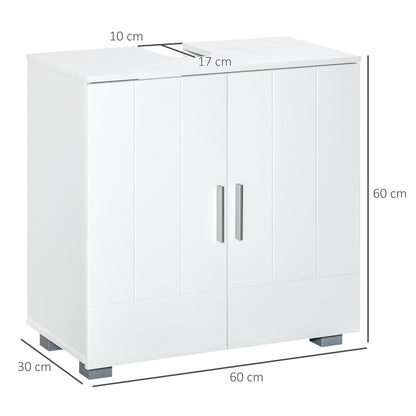 White Bathroom Sink Vanity | 60x30x60cm