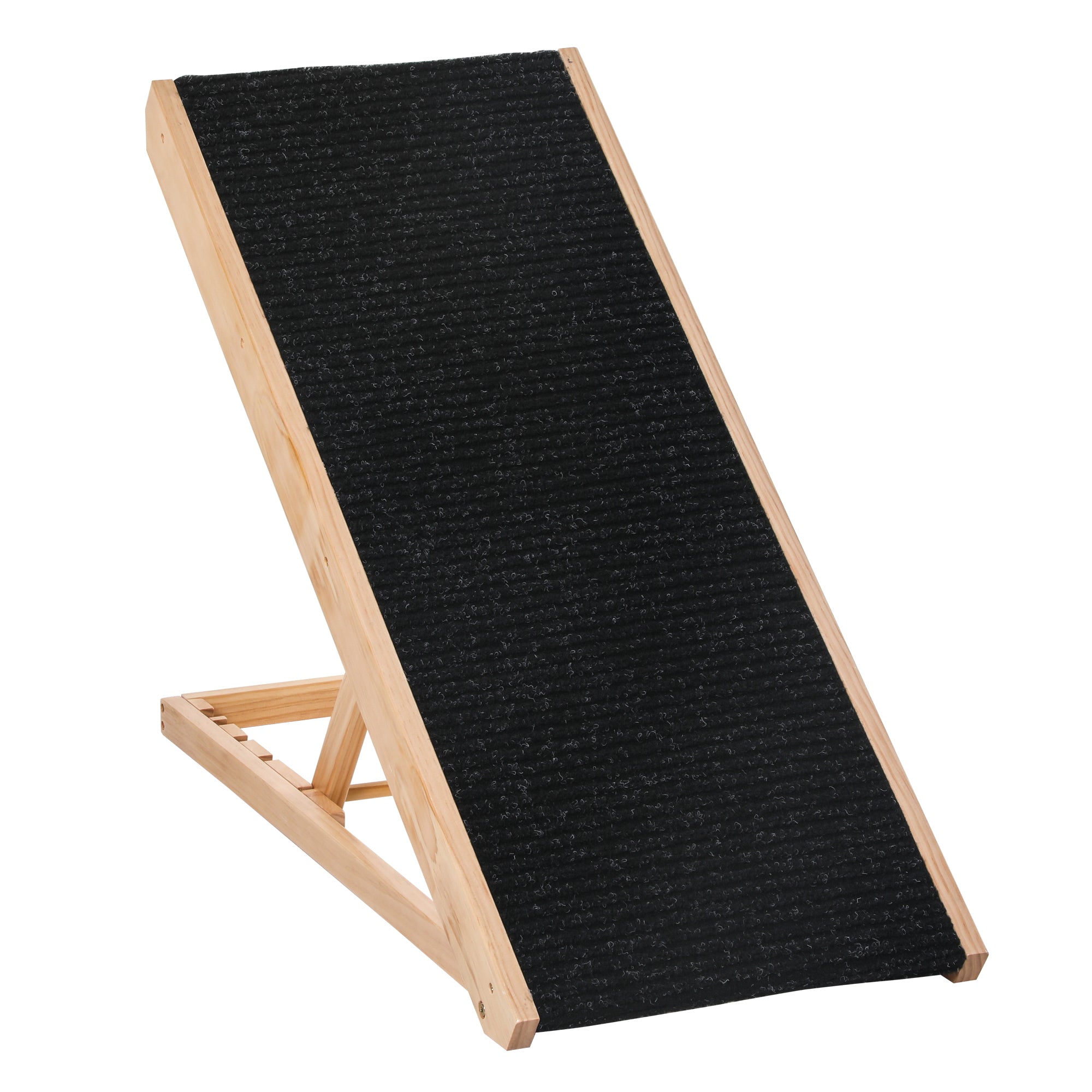 Pawhut ramp for dogs and cats up to 75kg folding non -slip and adjustable folding - Borgè