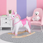 White-Pink Rocking Unicorn | 3+ - Borgè