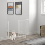 PAWHUT Safety gate for extendable dogs from 75-145cm, in steel and ABS - Borgè