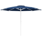 Outsunny garden umbrella with adjustable height in metal and polyester, Ã˜292x242 cm, dark blue - Borgè