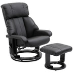 Relaxable Relaxable Armchair Massive With footrests and remote control, black - Borgè