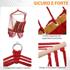 Polyester Hammock Hanging Chair, Colorful, 100x60x100cm - Borge' Group Limited