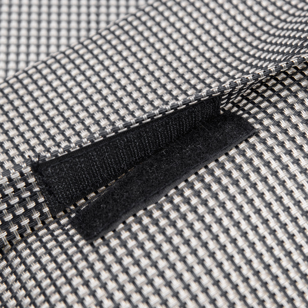 Outsunny Garden Chair Zero Garden Folding Gravity and reclining at 9 levels with lumbar cushion, gray - Borgè