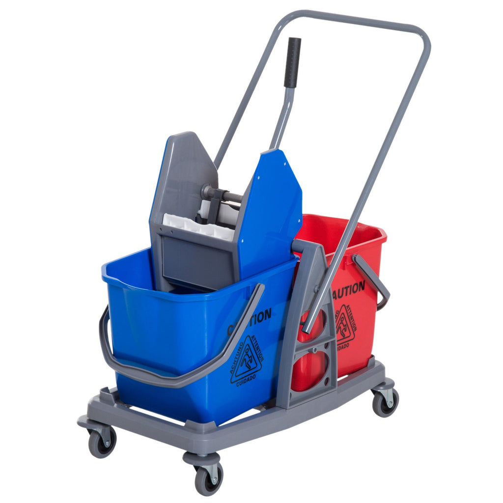 Professional Cleaning Cart 2 Secchi capabilities 25L Strlock 73 × 45 × 92cm - Borgè