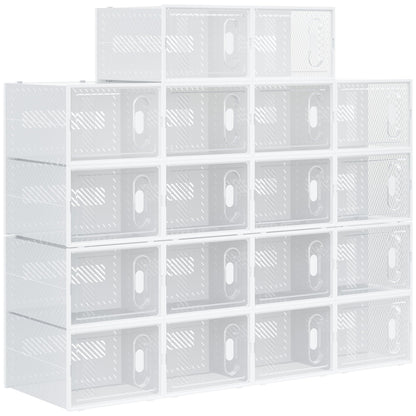 Mobile Mobile Modular Space Modular, 18 cubes 28x36x21 cm in plastic PP, white - Borgè