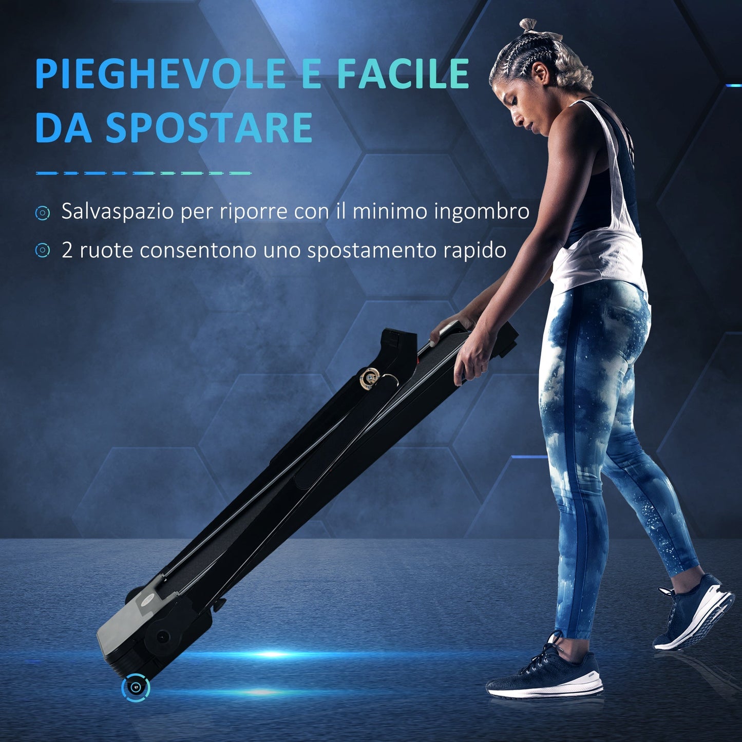 Folding Treadmill with 600 W