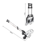 Outsunny hand -folding aluminum paste carrier - Borgè