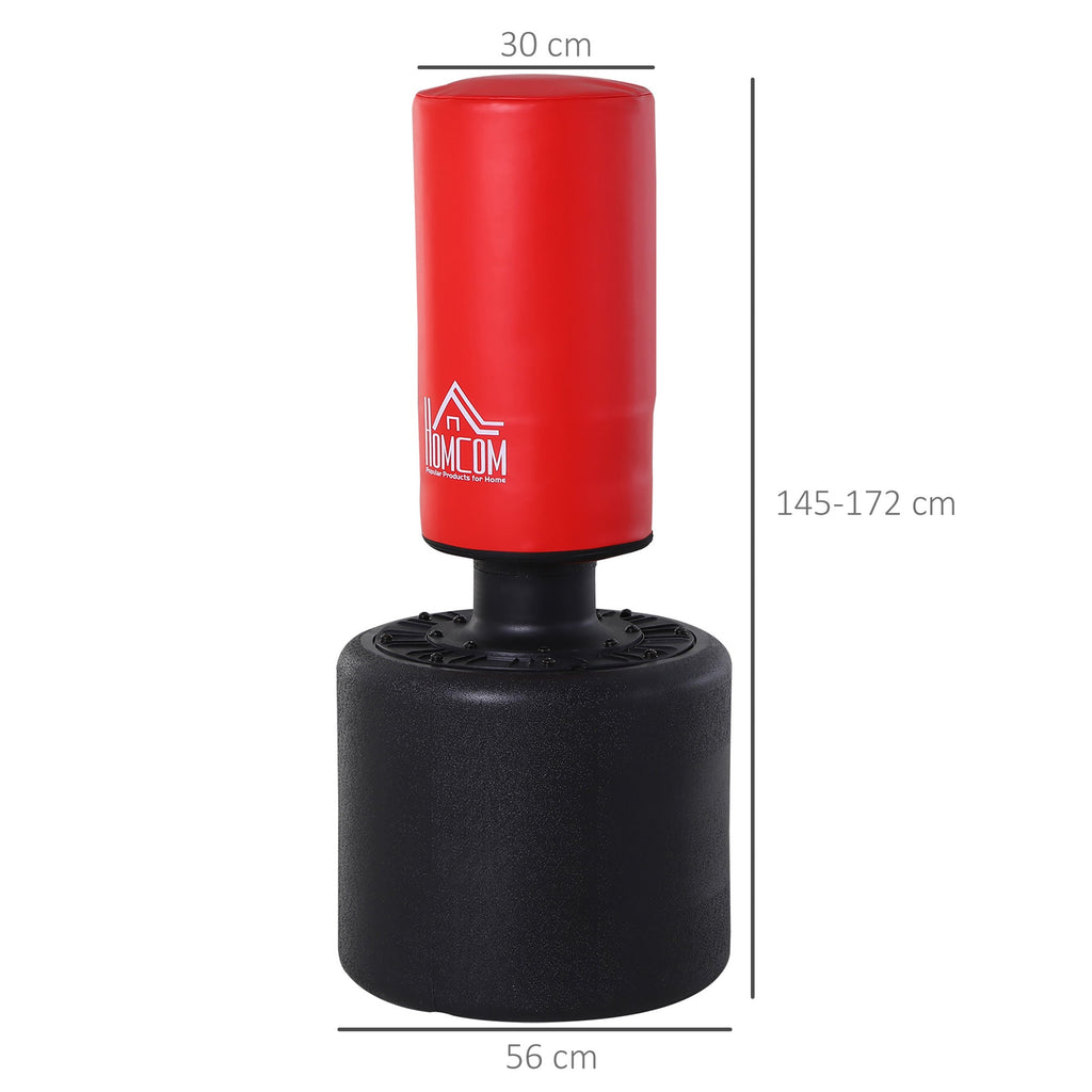 Boxing Sacco from the ground adjustable height 145-172cm with filled base - Borge' Group Limited