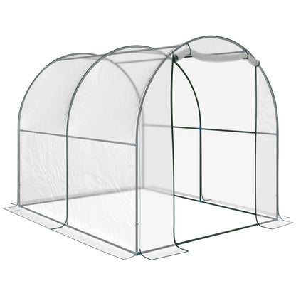 Outsunny Tunnel Garden Garden with PVC coverage, agricultural greenhouse for plants - transparent - Borgè