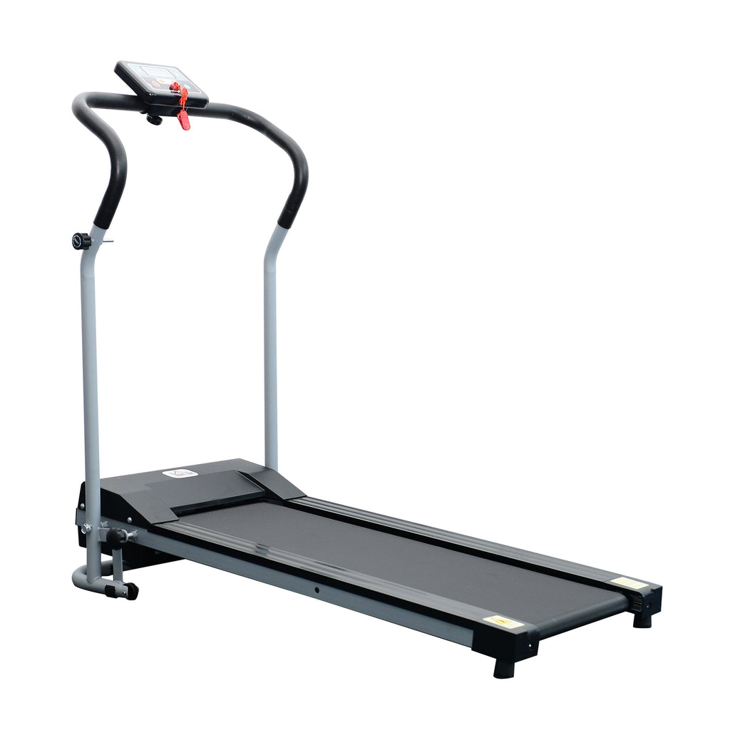 Electric Folding Treadmill with LCD Screen and 2 Wheels for Home or Office Training, 500W Motor, 10km/h Speed - Borge' Group Limited