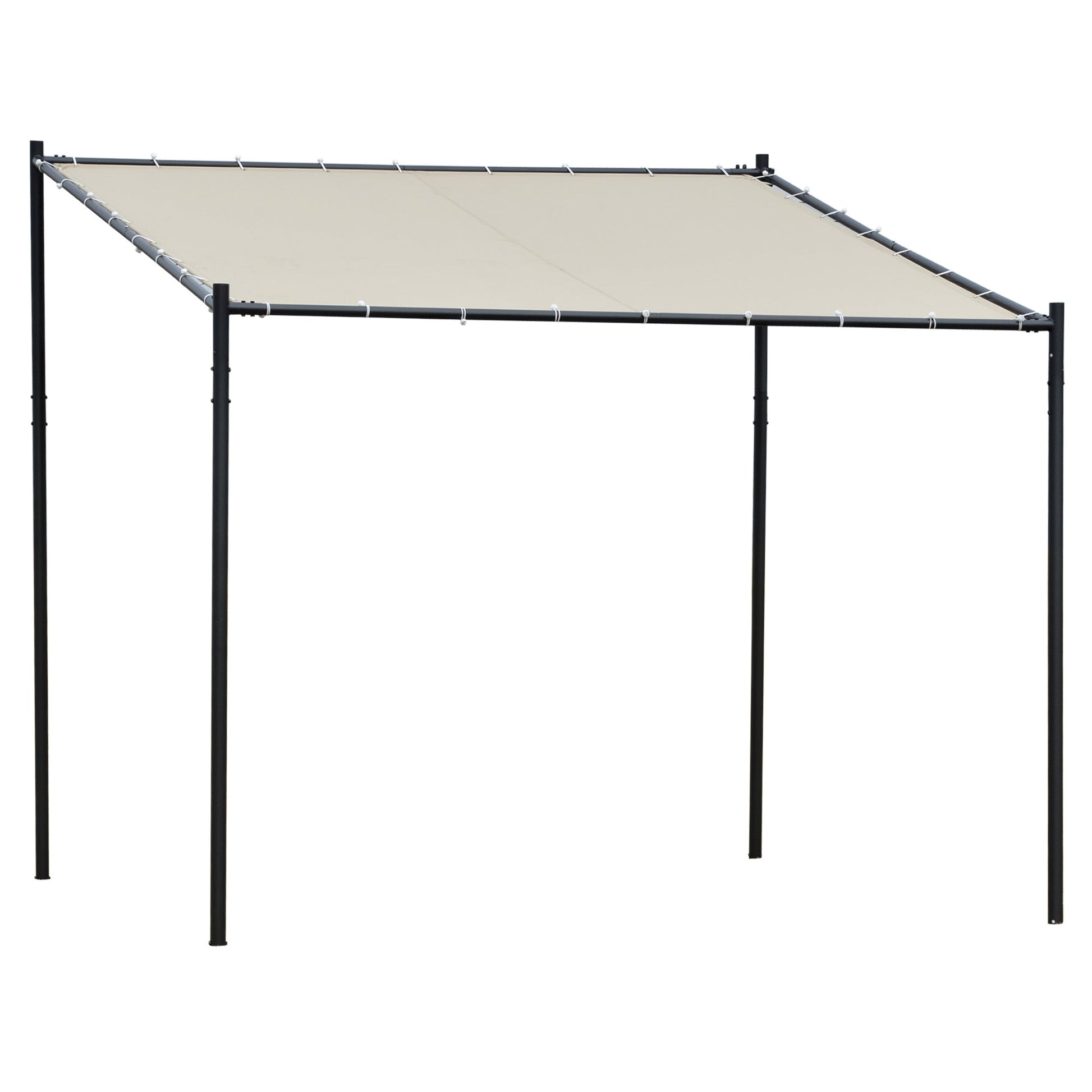 RIOT | Outdoor Leaning Pergola | 3x2.85x2.85m - Borgè