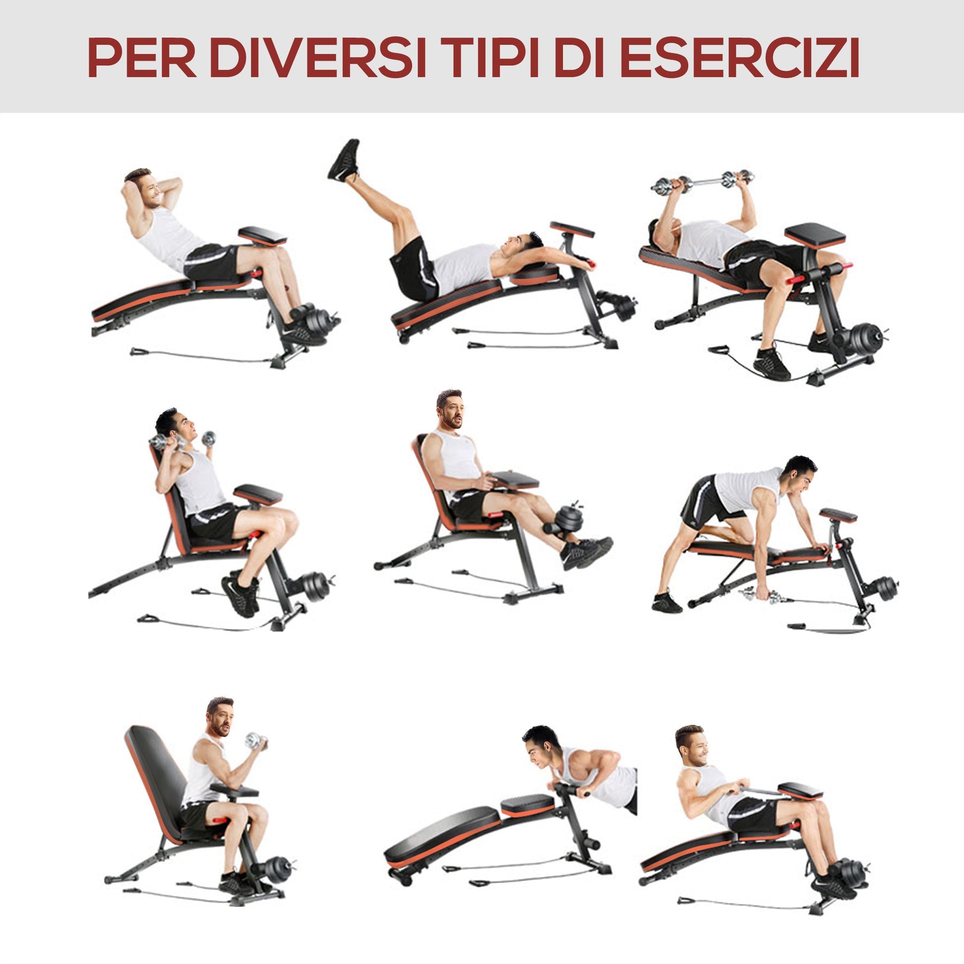 Fitness Multi-Exercise Bench - Borgè