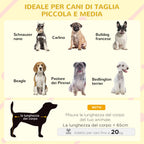 PAWHUT CASETTE FOR DOG WITH THE SCALETTA terrace and window 121x77x78cm Light Grey - Borgè