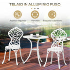 NAIROBI | 3pcs Garden Table and Chairs Set - Borgè